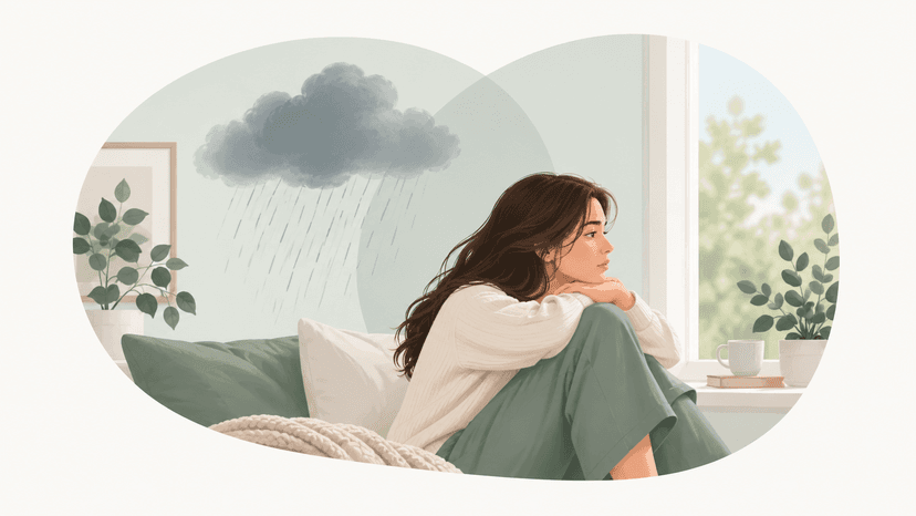 Depression & Low Mood illustration