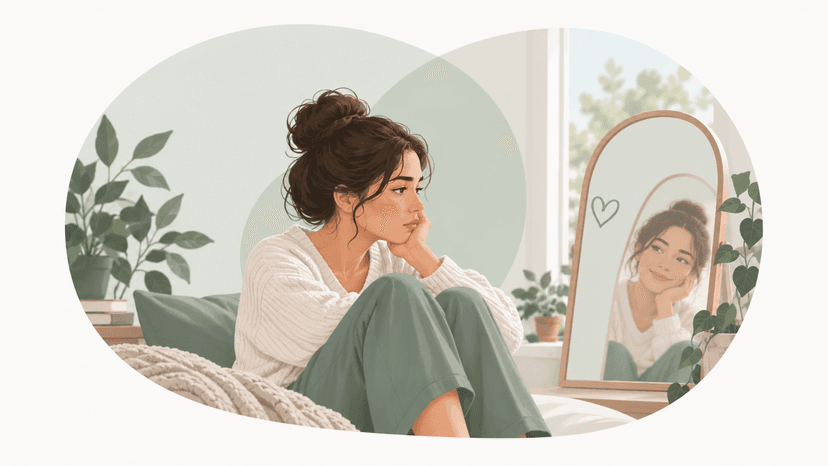 Low Self-Esteem & Confidence illustration